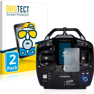 Afbeelding van BROTECT Screenprotector voor Futaba T4GRS Folie Beschermfolie matte (2 Stuks)