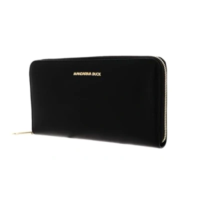 Afbeelding van Mandarina Duck LANGBÖRSE LUNA ZIP Around Portemonnee, Dames, Maat: One Size, Black