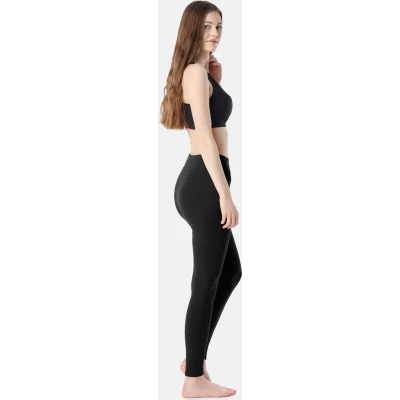 Afbeelding van Merry Style Dames Lange Leggings Sport Vrijetijdsbroek Sporbroek van Katonen Brede Taille MS MS10 429 LE Schwarz XL