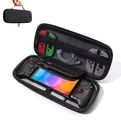 Image de iofeiwak Hori Split Pad Pro Hülle Hartschale für Nintendo Switch/Switch Oled Controller unterstützt 20 Spielschlitze / Tastenschutz große Kapazität