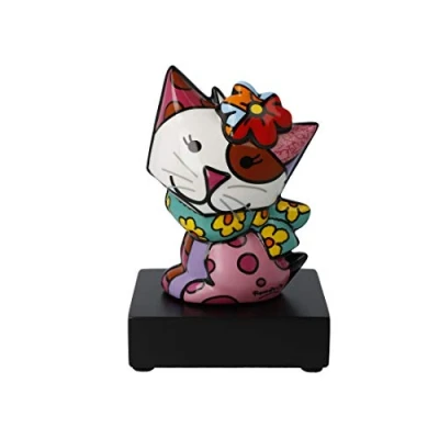 Afbeelding van Goebel Romero Britto Decoratief beeld / figuur Flowing 14 Porselein Pop Art 14cm
