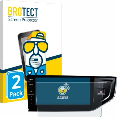 Afbeelding van BROTECT Screenprotector voor Volkswagen Polo VI Discover Pro 9,2&quot; Folie Beschermfolie matte (2 Stuks)
