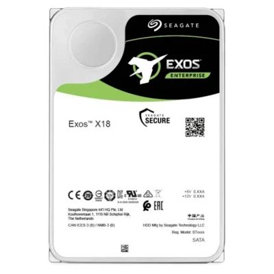 Afbeelding van Seagate Exos X18 14 TB Harde schijf (3.5 inch) SATA III ST14000NM000J Bulk