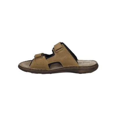 Afbeelding van Josef Seibel Vincent 14 Pantoffels, Heren, Maat: 45, Castagne kombi Leer en textiel