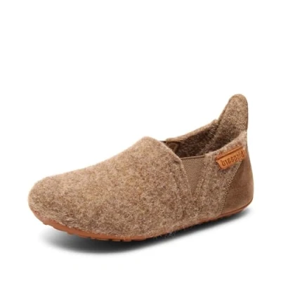 Afbeelding van Bisgaard Sailor HOME SHOE Pantoffels voor kinderen, Maat: 24, Camel Leer en textiel