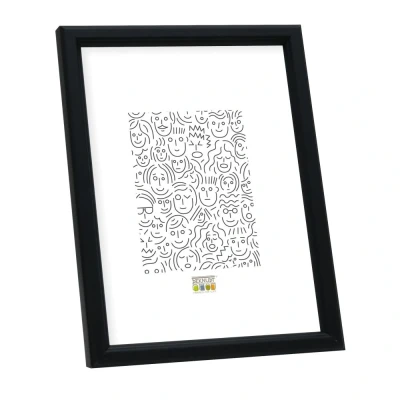 Afbeelding van Deknudt Zwarte houten fotokader 15x20 S236K2