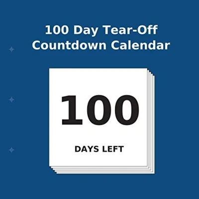 Afbeelding van 100 Day Tear Off Countdown Calendar