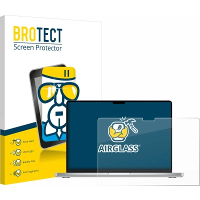 Afbeelding van BROTECT Screenprotector voor Apple MacBook Pro 14&quot; 2023 Folie Beschermfolie Beschermglas transparant