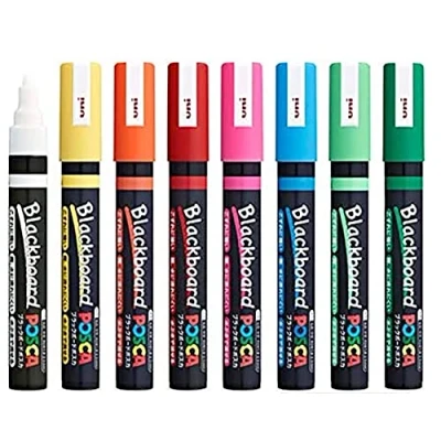 Afbeelding van Verfstift Posca PC5M set à 8 kleuren