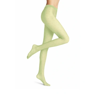 Afbeelding van Falke DOT 15 Denier Transparent MATT Panty, Dames, Maat: Small, Lemon