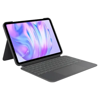 Afbeelding van Logitech Combo Touch Tablettoetsenbord Geschikt voor iPad Pro 11 inch (M4) Qwerty UK Grafiet