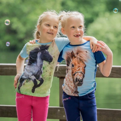 Afbeelding van Horka Shirt Ollie SS22 Babyblue 116