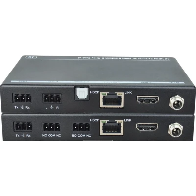Afbeelding van Vivolink HDBaseT Extender kit met relais, Video omzetters