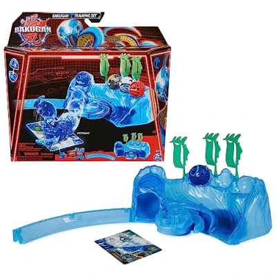 Afbeelding van Bakugan Training Set met Octogan spinnend actiefiguur ruilkaarten en speelset