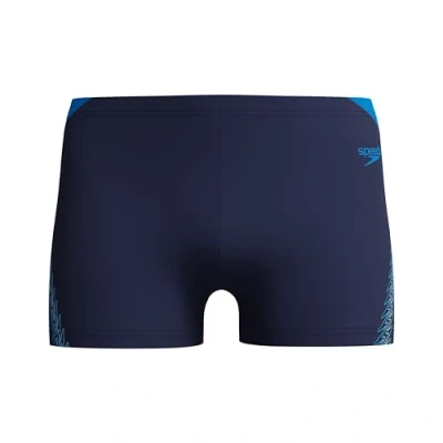Afbeelding van Speedo Short de bain Hyperboom Splice pour homme, Peacoat/Lagoon Blue, 32