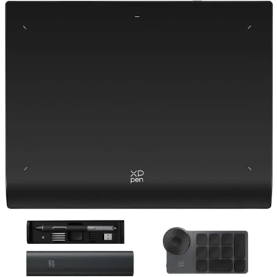 Afbeelding van XPPen Deco Pro XLW 2nd Bluetooth grafische tablet, 15 x 9 inch, digitale pen, 16 K drukniveaus, draadloze snelkoppelingsafstandsbediening voor tekeningen, videobewerking, animatie