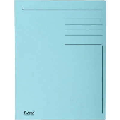 Afbeelding van Exacompta dossiermap Foldyne ft 24 x 32 cm (voor A4), lichtblauw, pak van 50 stuks