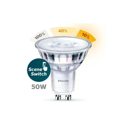 Afbeelding van Philips GU10 LED lamp SceneSwitch 3 Packs