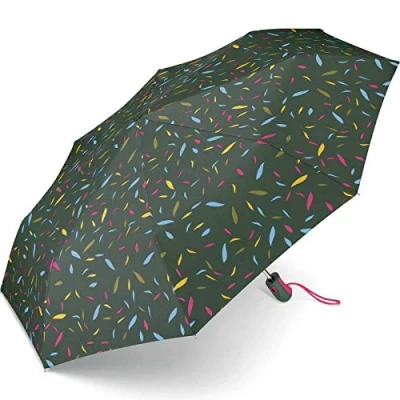 Afbeelding van Esprit Easymatic Light Little Leaves Zakparaplu, Groen