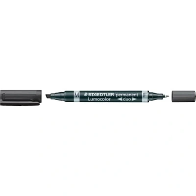 Afbeelding van Staedtler Lumocolor 348 B 9 Permanent marker Zwart Watervast: Ja