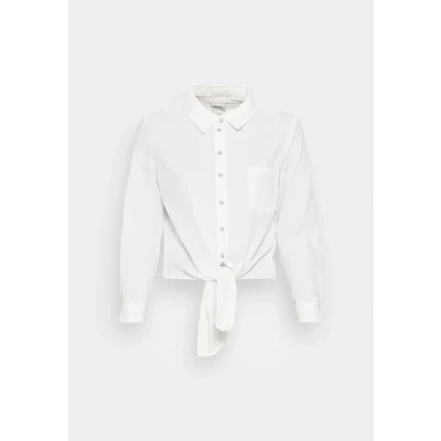 Afbeelding van Only Lecey ls knot shirt noos cloud dancer Top XS