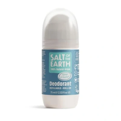 Afbeelding van Salt of the Earth Natural Deodorant Roll On Ocean &amp; Coconut 75ML