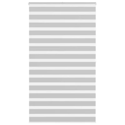 Afbeelding van vidaXL Zebra rolgordijn 120x200 cm stofbreedte 115,9 lichtgrijs