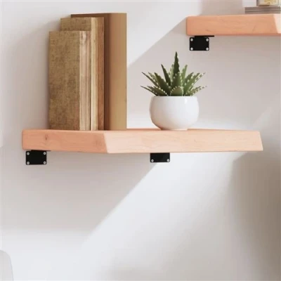 Afbeelding van Wandschap 40x40x6 cm onbehandeld massief eikenhout