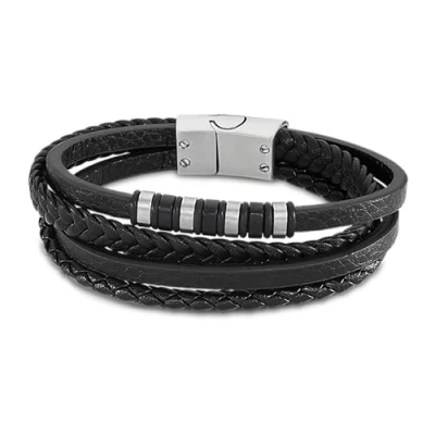 Afbeelding van LOTUS STYLE Urban Man LS2101 2/1 herenarmband, Roestvrij staal, 316l 220 mm, No aplica, Blauwe zirkonia, zirkonia