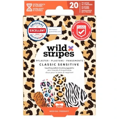Afbeelding van Wild Stripes Classic Sensitive Animal extra licht en flexibel sterke grip waterbestendig