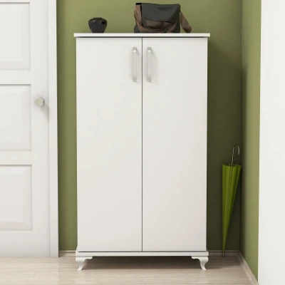 Afbeelding van Almaren Schoenenkast 100% Melamine Gecoat 18mm Dikte Wit