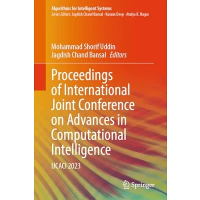 Afbeelding van Algorithms for Intelligent Systems Proceedings of International Joint Conference on Advances in Computational Intelligence