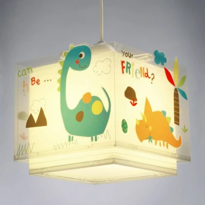 Afbeelding van Dalber Dinos Kinderkamer hanglamp Veelkleurig