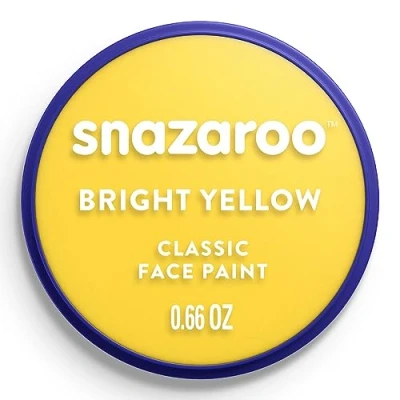 Afbeelding van Snazaroo Verf voor gezicht en lichaam, make up vermomming, kinderen volwassenen, blush 18 ml, kleur: geel
