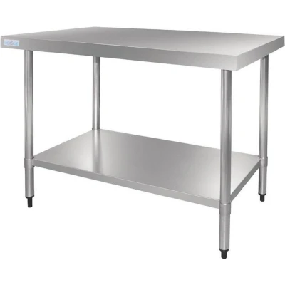 Afbeelding van Vogue RVS werktafel zonder achteropstand 90x60x70cm