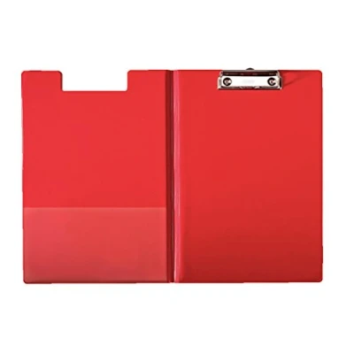 Afbeelding van Klemmap Esselte 56043 met kopklem en insteek rood