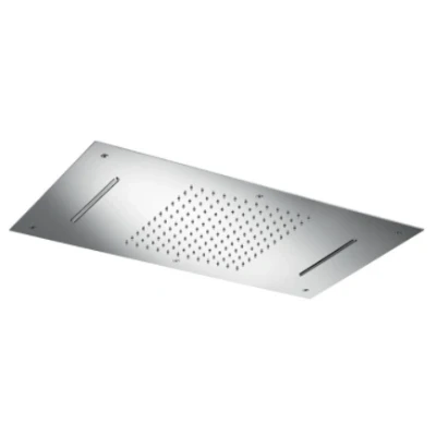 Afbeelding van SB Temptation XXL Regendouche inbouw rechthoek 2 straals volledig RVS 1208955698