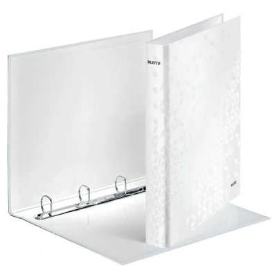 Image de LEITZ Classeur 4 Anneaux de 25mm WOW Blanc