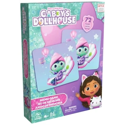 Afbeelding van Memo Spin Master Games Gabby en het Magische Huis 72 kaarten