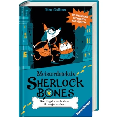 Afbeelding van Meisterdetektiv Sherlock Bones. Spannender Rätselkrimi zum Mitraten, Bd. 1: Die Jagd nach den Kronjuwelen