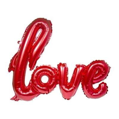 Afbeelding van Folie shape ballon &quot;Love&quot; rood