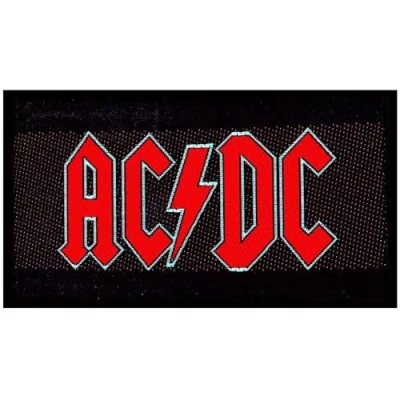 Afbeelding van AC/DC Red Logo Patch Zwart/Rood