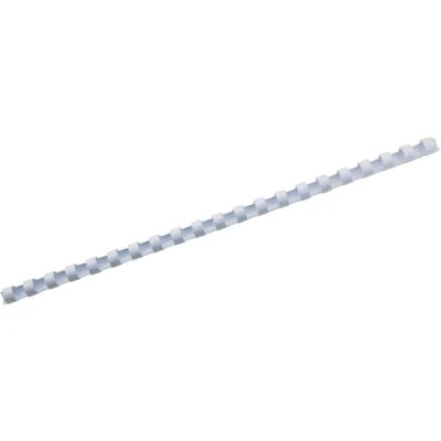 Afbeelding van Bindrug GBC 8mm 21rings A4 wit 100stuks