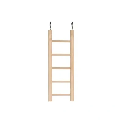 Afbeelding van Flamingo Vogel Houten ladder Bruin 7 x 1 22 cm