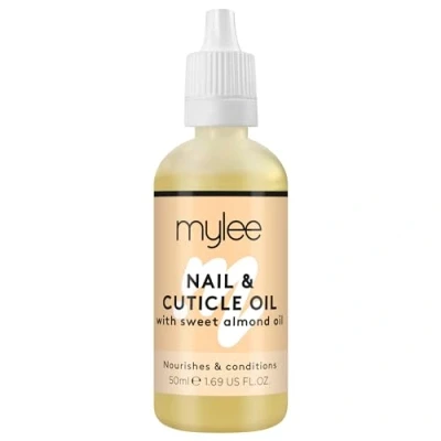 Afbeelding van Mylee Zoete Amandel Nagel en Nagelriemolie 50 ml Diep hydraterende voedende nagelriemconditionerolie, niet vettige formule, laat geen plakkerig residu achter