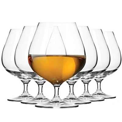 Afbeelding van Krosno Brandy Whisky Degustation Cognacglazen, 6 stuks, 550 ml, Harmony collectie, perfect voor thuis, restaurant, feesten, vaatwasmachinebestendig