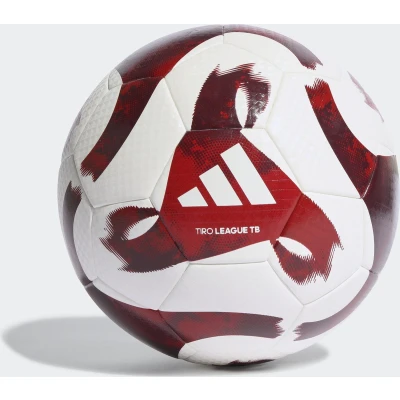 Afbeelding van Voetbal Tiro League TB wit/donkerrood Adidas