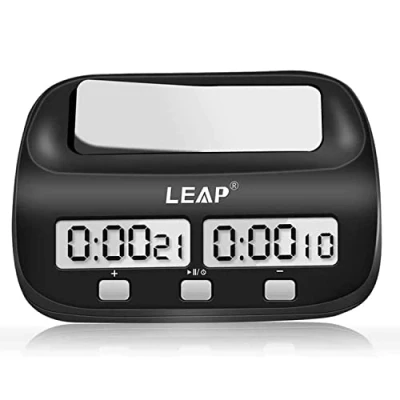 Afbeelding van LEAP Chess Clock Stopwatch, professioneel, hoge resolutie, digitale precisieweergave, Fide certificering, verpakking, leuk cadeau