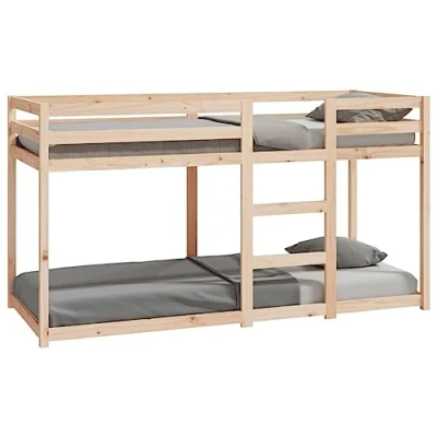 Afbeelding van vidaXL Stapelbed zonder matras 80x200 cm massief grenenhout