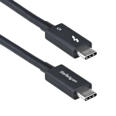 Afbeelding van StarTech.com TBLT5MM1M240W Thunderbolt kabel 80 Gbit/s Zwart